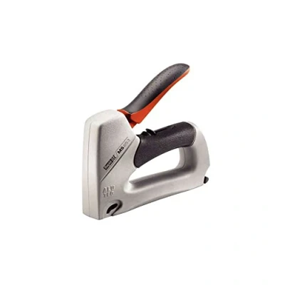 Image of Rapid Heavy Duty Dual Staple Gun PRO ALU853 for No. 53 Staples and 8 Brads, Manual with 2 Step Force Adjuster, Ergonomic Handle All Steel Interior Wear Parts (23235400)