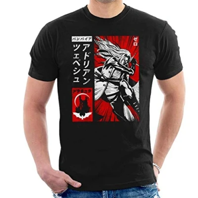 Image of Alucard Retro Japanese Castlevania Men&#039;s T Shirt Black
