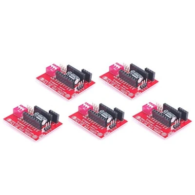 Image of DollaTek 5Pcs 3D Printer Stepper Motor Driver Control Extension Shield Board For A4988 DRV8825