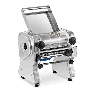 Image of Royal Catering Pasta Machine Noodle Maker Electric 22cm Wide 1 14mm Thick 550W RC EPM220 (Stainless Steel, 230V, Max. Dough Width 22cm, 3mm/9mm)