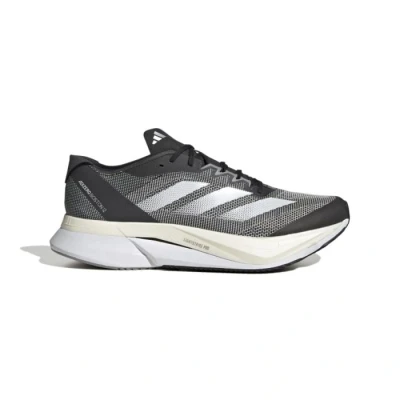 Image of adidas Performance Adizero Boston 12 Stabilty running shoes, Men&#039;s, Size: 8, Core black/cloud white/carbon Textile/synthetics