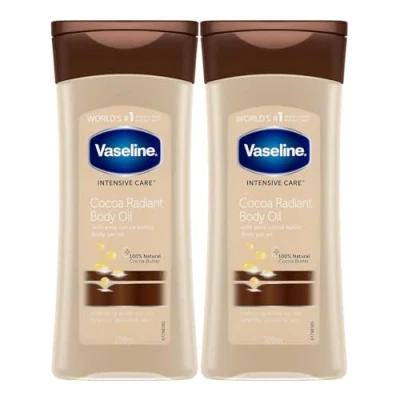 Image of Vaseline Intensive Care Cocoa Radiant Body Gel Oil, 6.8 Ounce