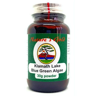 Image of Nature&#039;s Gold Organic Klamath Lake Blue Green Algae Supplement 30g Powder