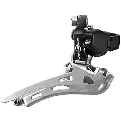 Image of Campagnolo Veloce 9 Speed/10 Speed Front Derailleur Braze On Black