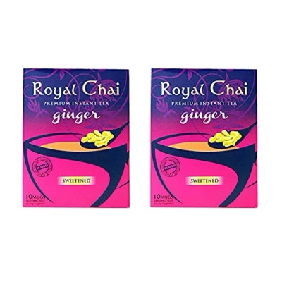 Image of Royal Chai Premium Instant Tea Ginger (sweetened) 220g x 2