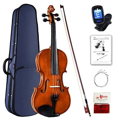Image of Aileen Violin 4/4 Full Size, Children, Adult for Beginners with User Manual and Tuner