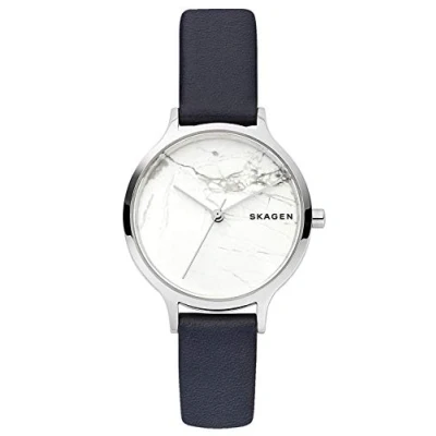 Image of Skagen Womens Analogue Quartz Watch with Leather Strap SKW2719