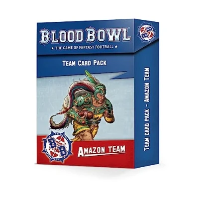Image of Games Workshop Blood Bowl Second Season: Amazon Team Card Pack