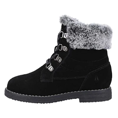 Image of Hush Puppies Girl&#039;s Mini Florence Fashion Boot, Black, 13 UK Child