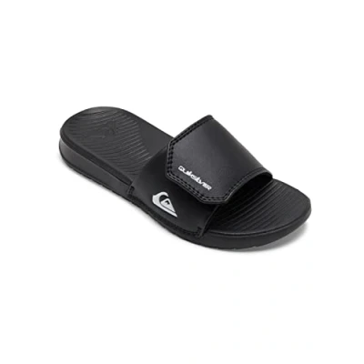 Image of Quiksilver Boys Bright Coast Adjust Youth Beach &amp; Pool Shoes, Black (Black/White/Black Xkwk), 2.5 UK
