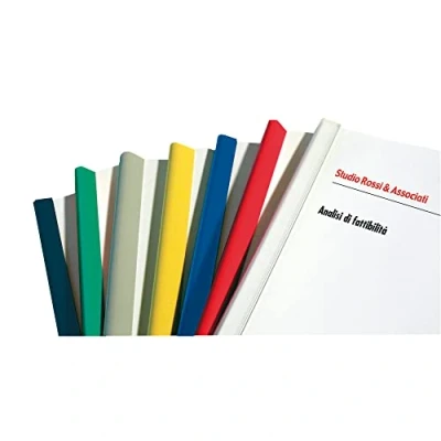 Image of Fellowes D106GR Dorsini Binders, Diameter 6 mm, Pack of 50, Grey