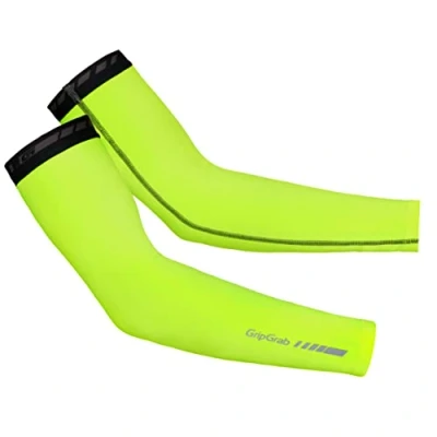 Image of GripGrab Classic Thermal Cycling Arm Warmers Anti Slip Warm Thermo Autumn Winter Road MTB Gravel Bike Cycle Sleeves
