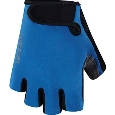 Image of Madison Freewheel Mens Cycling Mitts Blue, Small/Short Half Finger Fingerless Glove Mitten Mitt Hand Summer Wear Bicycle Cycle Biking Bike Scooter Ride Road Race Padding Pad Palm Comfort
