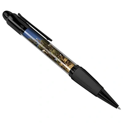 Image of DV DESIGN Funny Tree Goats Morocco Animal Art Cover Black Ballpoint Pen Student #8667