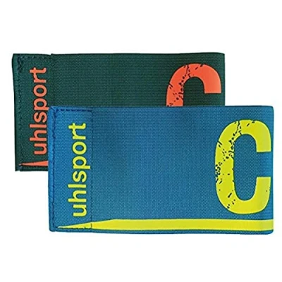 Image of uhlsport 1006749030001 Captain&#039;s Armband Unisex Adult, Multicolor (Petrol/Cyan), One Size