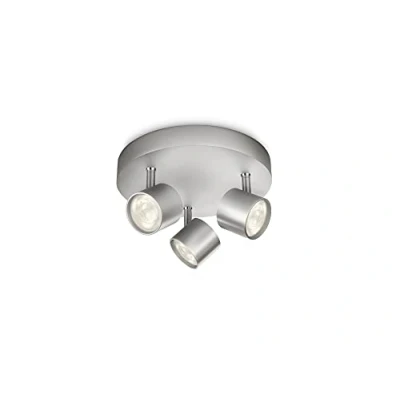 Image of Philips Hue myLiving Star 3 SpotLight Spiral Ceiling Light (Integrated x W LED Bulb) Aluminium, 562434816