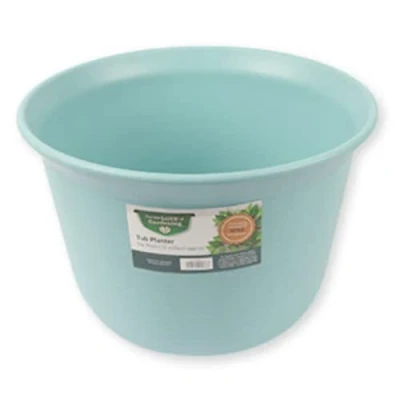 Image of FabFinds Garden Planter Plant Pots Tub Planters (Tub 30cm, Turquoise)