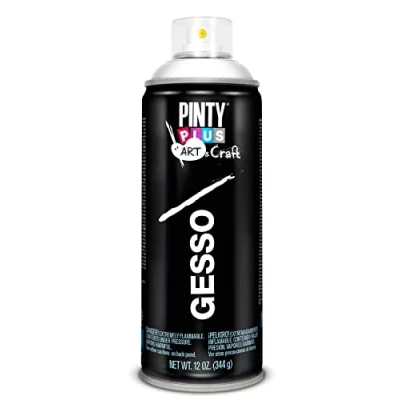 Image of Pinty Plus Art Gesso Primer 400ml 147 White RAL 9010