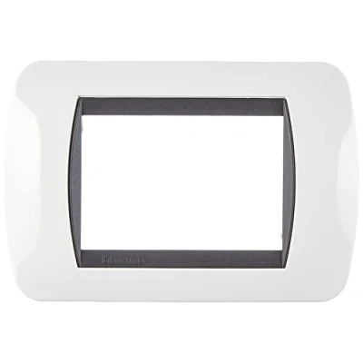 Image of Bticino L4803PB Livinglight Plate Switch, 3M, White