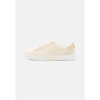 Image of Tommy Hilfiger CHIC Court Trainers, Women&#039;s, Size: 5, Sugarcane Leather