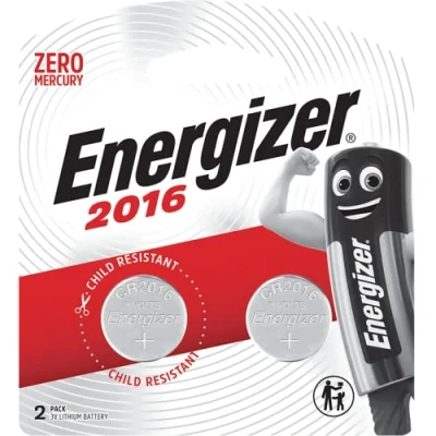 Image of Energizer 2016BP non rechargeable batteries (Lithium, Button/coin, CR2016, Silver)