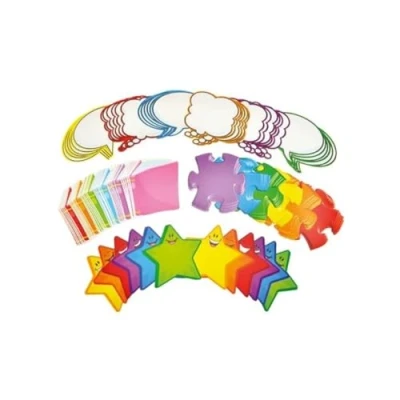 Image of Scola Display Accent Speech Designs, 144 Pieces, 4 Educational Tools, School Displays, Exhibitions, Ideal for Classrooms, Schools, Offices, Boards &amp; Bulletin