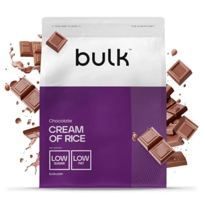 Image of Bulk Cream of Rice, Gluten Free Carbohydrate, Chocolate, 1 kg, 20 Servings, Packaging May Vary