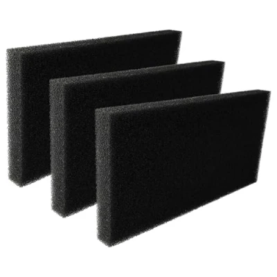 Image of 3x foam filter compatible with Gorenje D7565J, D7565L, D7565 l, D7564, D7565, D7560 a+, d 7565, D7465J, D7560A, D7560A+ Tumble Dryer Vhbw
