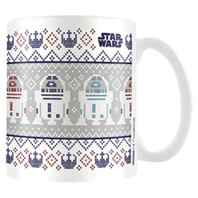 Image of Star Wars Pyramid International &quot; (R2D2 Christmas)&quot; Official Boxed Ceramic Coffee/Tea Mug, Multi Colour, 11 oz/315 ml