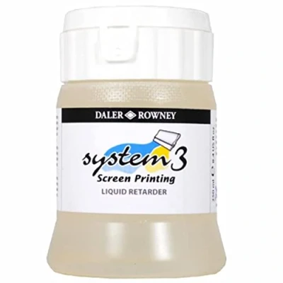 Image of Daler Rowney System3 Screen Printing Medium, Plastic Pot, 8.45oz 250 ml, Liquid Retarder
