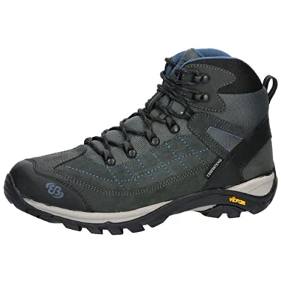 Image of Brütting Unisex Mount Crillon High Trail Running Shoes, Anthracite Navy, 7.5 UK