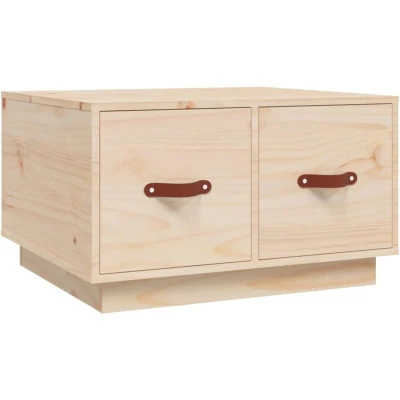 Image of vidaXL Coffee Table 60x53x35 cm Solid Wood Pine