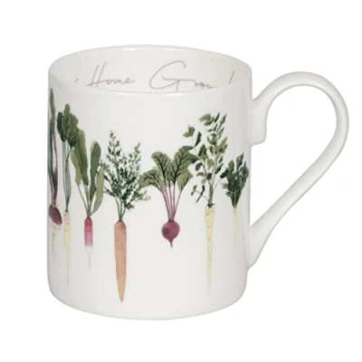 Image of Sophie Allport Home Grown Mug, Fine Bone China, Gift Box, Dishwasher Safe (Standard Size, 275ml)