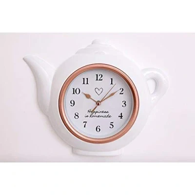 Image of Sifcon International Teapot Clock Bronze