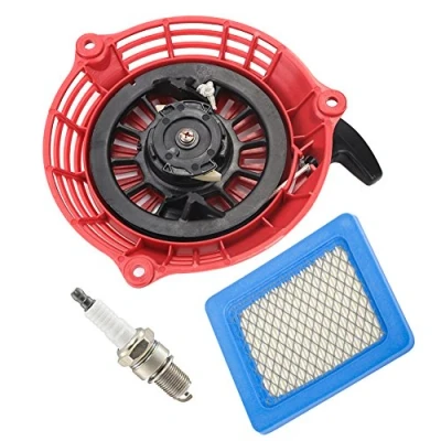 Image of OxoxO Compatible with Recoil Starter Air Filter Spark Plug Honda GC135 GC160 GCV135 GCV160 Generator Engine