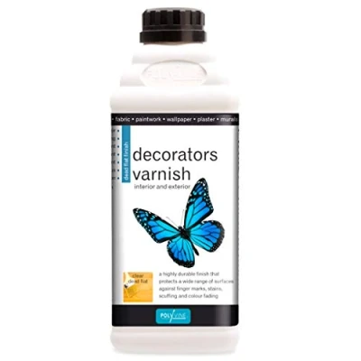 Image of POLYVINE Quick Drying Clear Acrylic Decorators Varnish Satin 100ml