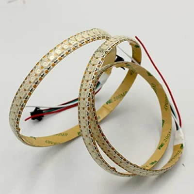 Image of Boarda 5V WS2812B Individually addressable LED Strip Light,1m 144 Pixels RGB 5050SMD Programmable White PCB Dream Color DIY Projects Lighting