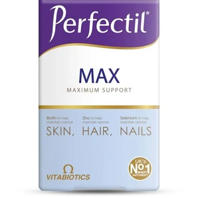 Image of Perfectil Max Tablets, Maximum Support Formula for Skin Hair and Nails, by Vitabiotics