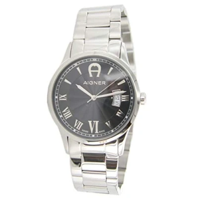 Image of Aigner A32752 Men Silver Watch, Silver, Bracelet