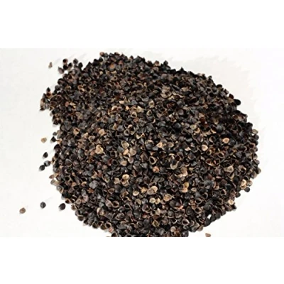 Image of E4Emporium Organic Buckwheat Husk Pillow Standard Size 19&quot; x 29&quot; 100% T300 Egyption Cotton Cover OR Filling (2 KG Filling)