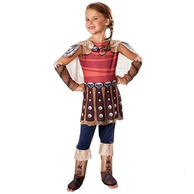 Image of Rubie&#039;s Official Dreamworks How to Train Your Dragon 2 Astrid, Children Costume Medium Halloween