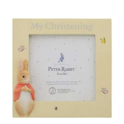 Image of Beatrix Potter Flopsy Christening Photo Frame