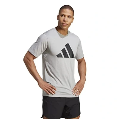 Image of adidas Performance Print Tshirt, Men&#039;s, Size: XS, Black