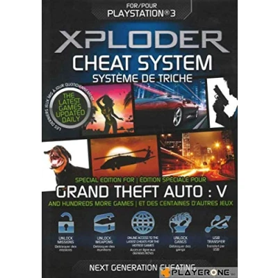 Image of Xploder Cheat System Special Edition for Grand Theft Auto V Plus 100&#039;s More Games (PS3)
