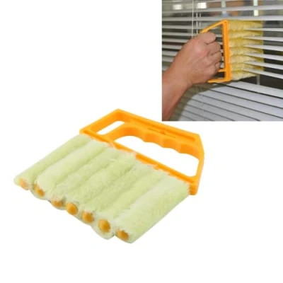 Image of 7 Brush Venetian Blind Cleaner Duster, Window Detachable Kitchen Blinds Washable Hand held Windows for Cleaning Tool Kit