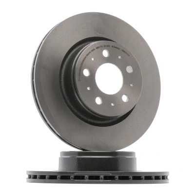 Image of 1044611, 104461100D Brake disc BREMBO 09.N360.11 320mm 25mm 5 internally vented Coated TESLA: Model 3