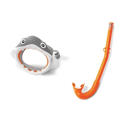 Image of Intex 1 55944 Shark Fun Set, Grey, Orange, White, One Size