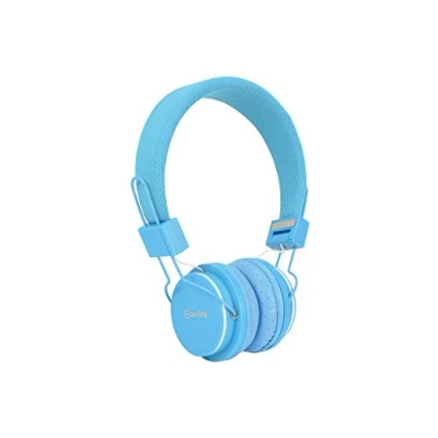 Image of AV:Link Children&#039;s Educational Headphones with in line Microphone Blue