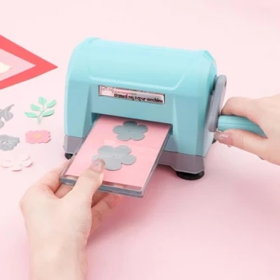 Image of BAOFALIMini Manual Die Cutting Machine; Portable Cut and Embossing Machinefor DIY Paper Card Craft Scrapbooking Dies Cutter Photo Album Decorative Supplies