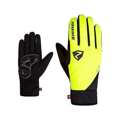 Image of Ziener Men&#039;s Donni GTX INF PR Winter Cycling Gloves Primaloft, Gore Tex Infinium, Poison Yellow, 8.5